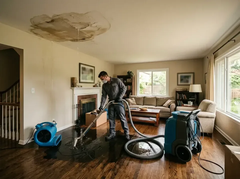 attic-pipe-burst-ceiling-drip-008 — frequently asked questions, Water Damage Restoration & Carpet Care in West Monroe, MI